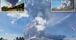 Indonesiaâs Mount Lewotobi Laki Laki volcano erupts, sending ash 11 miles high